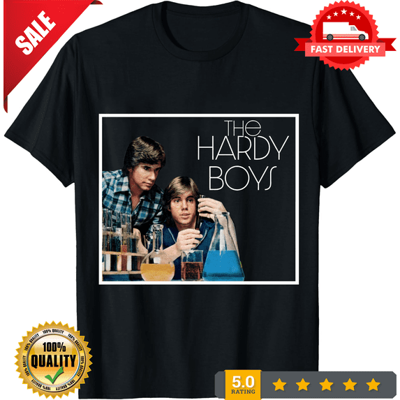 Vintage The Hardy Boys TV Show Unisex Heavy Cotton Tee, Parker Stevenson, Shaun Cassidy, NEW INSTOCK-TH76129