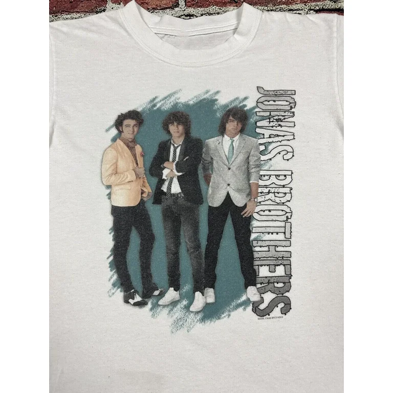 Vintage The Jonas Brothers 2008 Tour White Size S 5xl T shirt 1nd227 Walmart