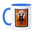 thumbnail image 1 of 3dRose, Vintage The Original Charleston Black and Orange Song Sheet Cover, 11oz Two-Tone Blue Mug, 1 of 7