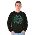 thumbnail image 1 of Vintage The Smurfs Cartoon Neon Sign Sweatshirt for Men or Women Brisco Brands S, 1 of 6