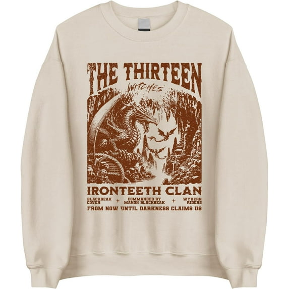 Vintage The Thirteen Sweatshirt - Manon Blackbeak Throne of Glass Crewneck, SJM Book Fans