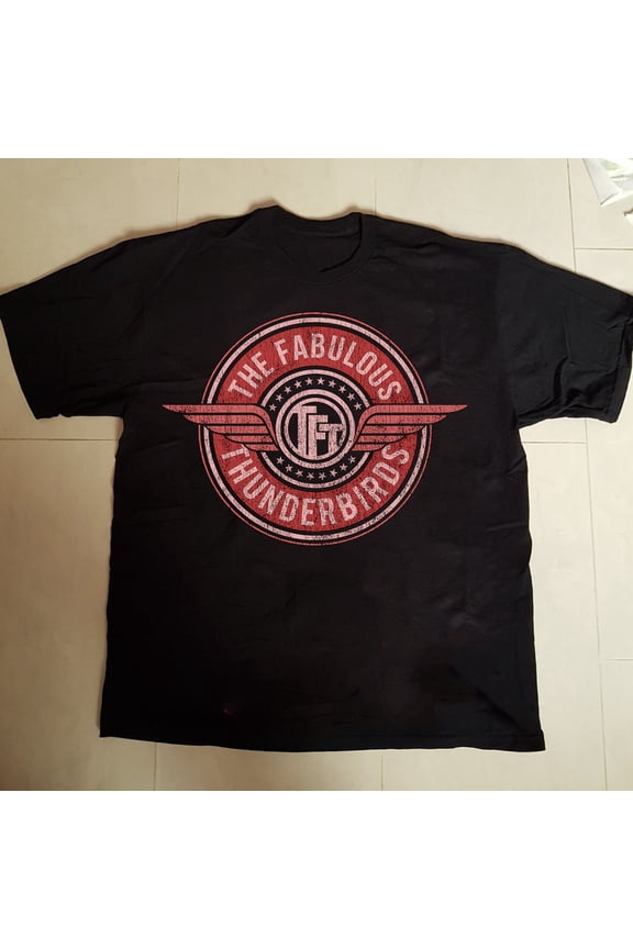 Vintage The fabulous Thunderbirds Logo Shirt Unisex Concert S to 5XL TR430