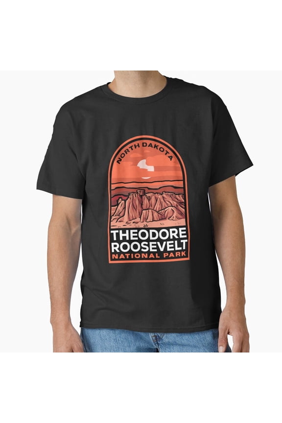 Vintage Theodore Roosevelt National Park Classic T-Shirt T-Shirt - Perfect T-Shirt For Everyone