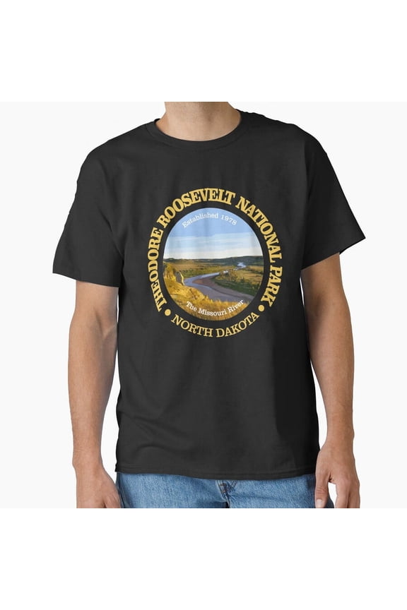 Vintage Theodore Roosevelt National Park (Np) Classic T-Shirt T-Shirt - Perfect T-Shirt For Everyone