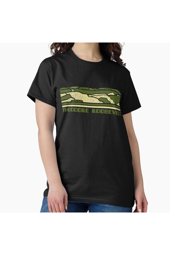Vintage Theodore Roosevelt National Park Souvenir Classic T-Shirt T-Shirt - Perfect T-Shirt For Everyone
