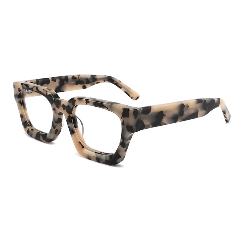 Vintage Thicken Acetate Glasses Frame Men Women Prescription Handmade