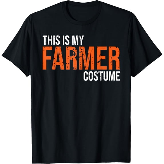 Vintage This Is My Farmer Costume Design for Halloween T-Shirt