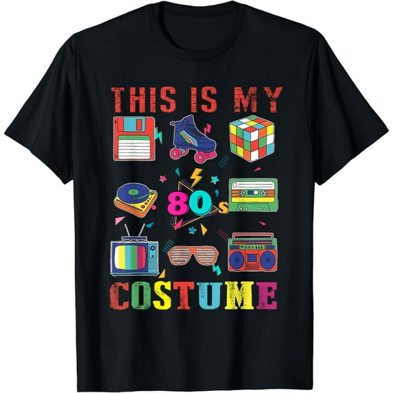 Vintage This is my 80's Costume Outfit Eighties Retro Party T-Shirt