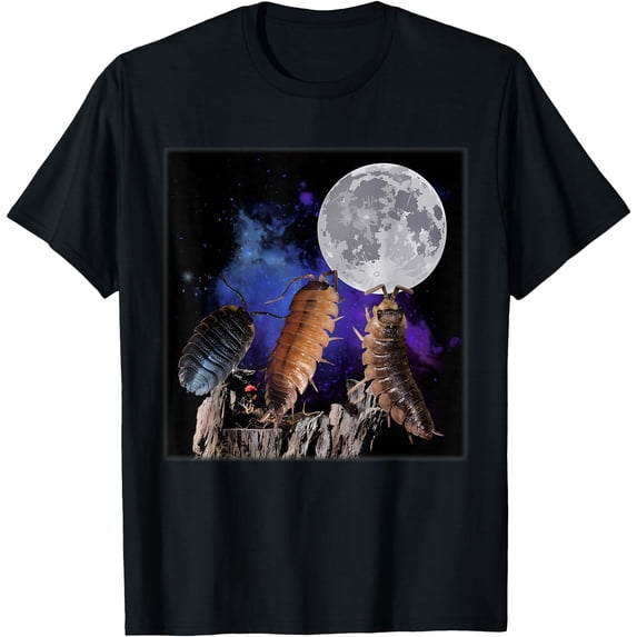 Baby Three Insect Vintage Three Isopods Howling At The Moon Insect Entomology Classic ...