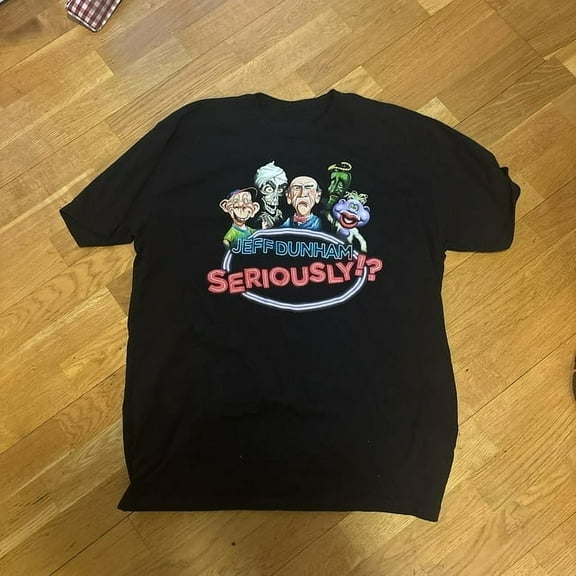 Vintage Thrifted Jeff Dunham Seriously Tour Shir