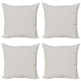 thumbnail image 1 of Ambesonne Vintage Throw Pillow Cover 4 Pack, Romantic Roses in Bloom, 20", Reseda Green Blue Grey, 1 of 2