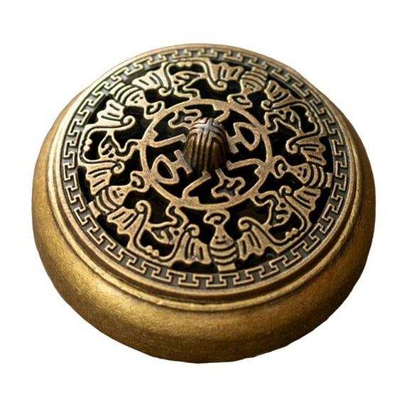 Vintage Tibetan Singing Bowl Meditation Bell Handcrafted Brass with Intricate Design for Mindfulness & Relaxation
