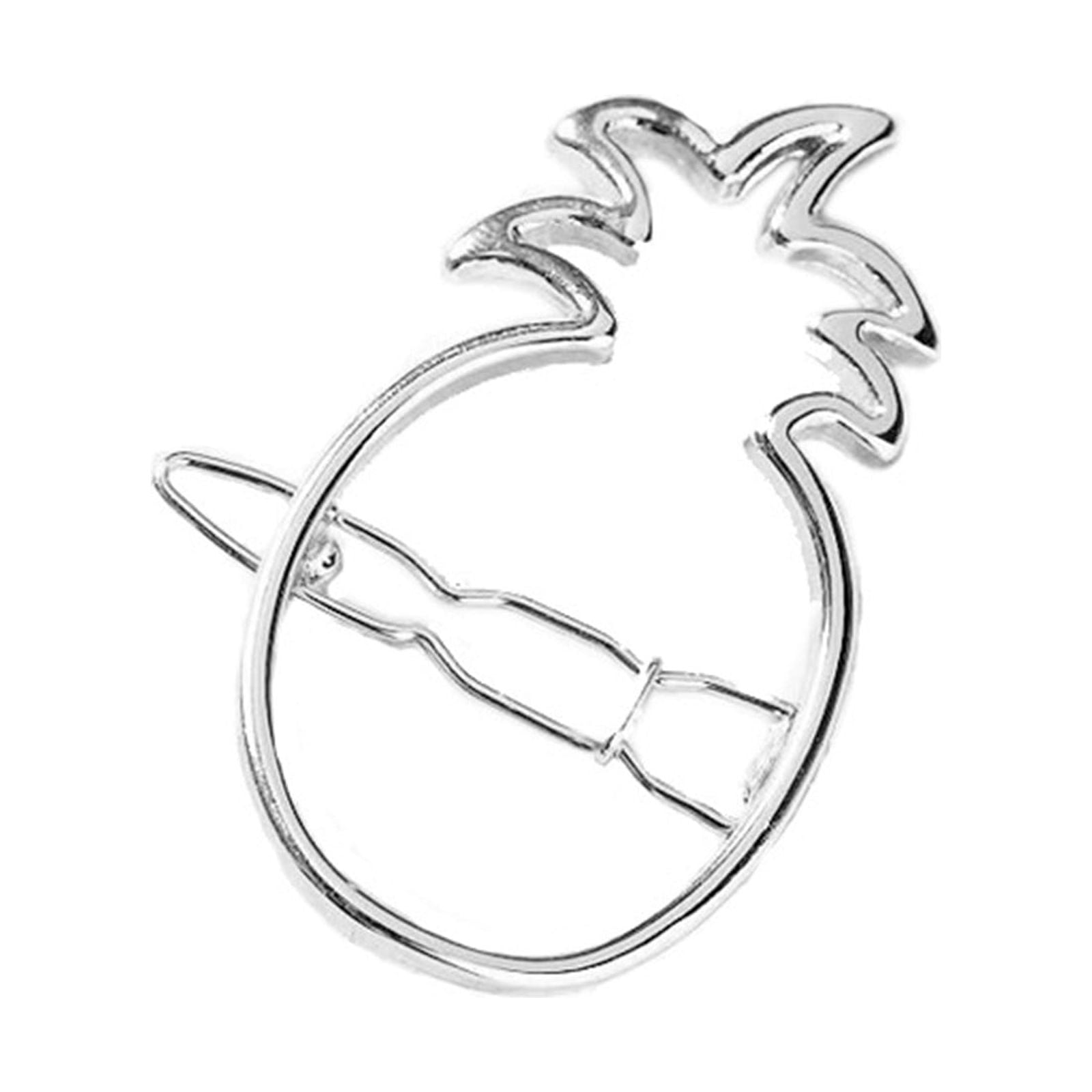 Vintage Tie Clip Pineapple Hairpin Fashionable And Pineapple Hairpin