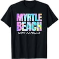 thumbnail image 1 of Vintage Tie Dye Myrtle Beach South Carolina Womens Souvenir T-Shirt, 1 of 3