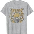 thumbnail image 1 of Vintage Tiger Face Head Wild Cat Lover Gift Softstyle Unisex T-Shirt,Sport Grey Color,Size 3T, 1 of 5