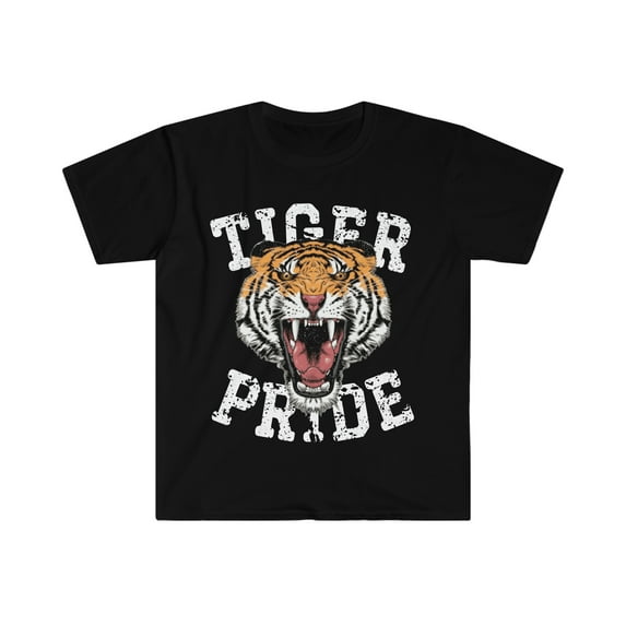 Vintage Tiger Mascot School Spirit T-shirt Tiger Lover Mom Shirt Gift Tee