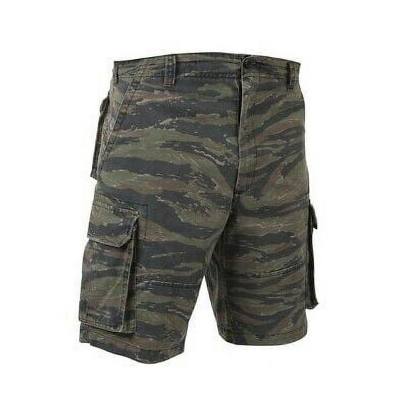 Vintage Tiger Stripe Paratrooper Cargo Shorts