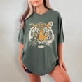 thumbnail image 1 of Vintage Tiger Tee, Retro Animal TShirt, 90s Animal Gift for Tiger Lover, Wild Cat Shirt, Jungle Safari Tiger Graphic Te, 1 of 5