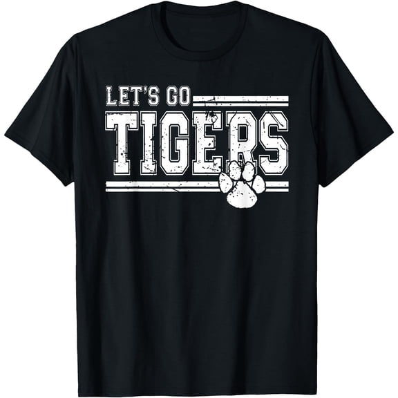Vintage Tigers School Sports Name Retro Softstyle Unisex T-Shirt