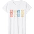thumbnail image 1 of Vintage Tiki Hawaiian Polynesian Mask Four Totems Gift T-Shirt, 1 of 3