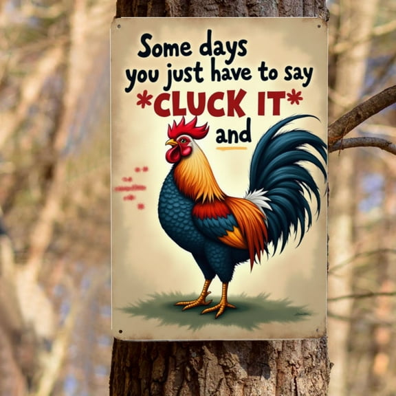 Vintage Tin Sign Metal Sign Chicken Rules Metal Tin Sign Chicken Coop Rules Iron Sign Home Decor Garage Bar Restaurant Wall Decor 12X8 Inch Funny Farm Plaque