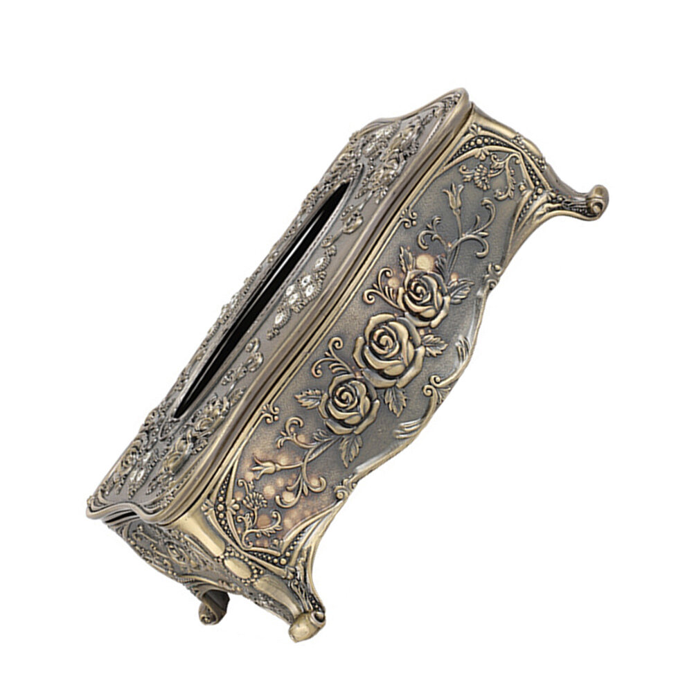 Vintage Tissue Box Paper Towel Zinealloy Tissue Holder Wet Wipes