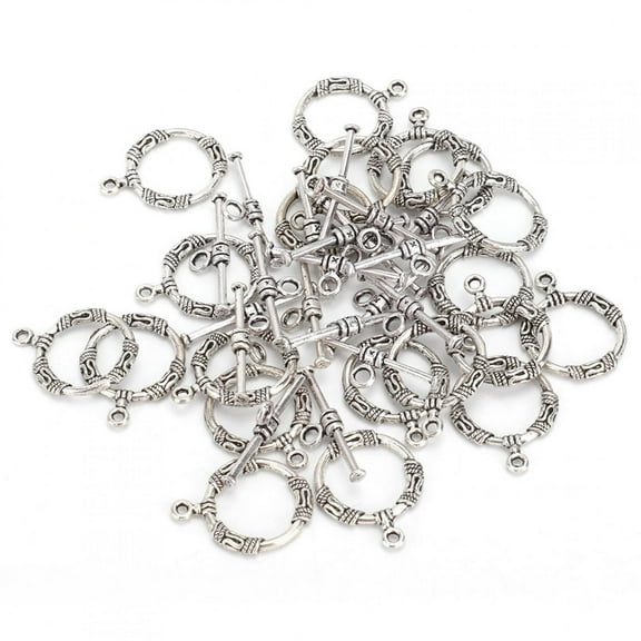 Vintage Toggle Clasp, Jewelry Making Supplies Alloy Material 20Pcs Jewelry Accessory, Jewelry Acces Accessories For Hobbyists Jewelry Making