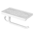 thumbnail image 1 of Vintage Toilet Paper Holder Bathroom Roll Tissue Rack Wall\-Mounted Retro Phone Towel Shelf White, 1 of 9