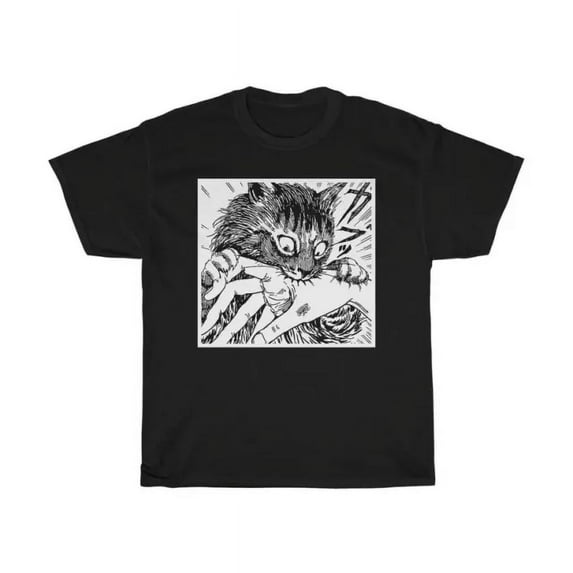 Vintage Tomie Cat Diary Anime Horror Shirt, Gore Japanese Manga Tee, Creepy Cat Best Birthday Gifts