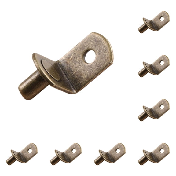 Vintage Tone Anti Rust Metal Cabinet Partition Support Bracket Classic Hardware For Household Indoor Furniture Shelf Board Firm Fixed Stabilization