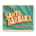 thumbnail image 1 of Vintage Touristic Santa Barbara California Effects Can Be Easily Removed for Brand New Clean Sign Mousepad Mouse Pad Mouse Mat 9x10 inch, 1 of 3
