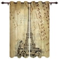 thumbnail image 1 of Vintage Tower of Paris War Living Room Curtains Polyester Used In Kitchens Used In Bedroom Window Decorations Custom Si, 1 of 6