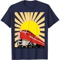 thumbnail image 1 of Vintage Train Shirt - Diesel Locomotive Shirt T-Shirt men and women can wear, black, white, gifts, 1 of 4