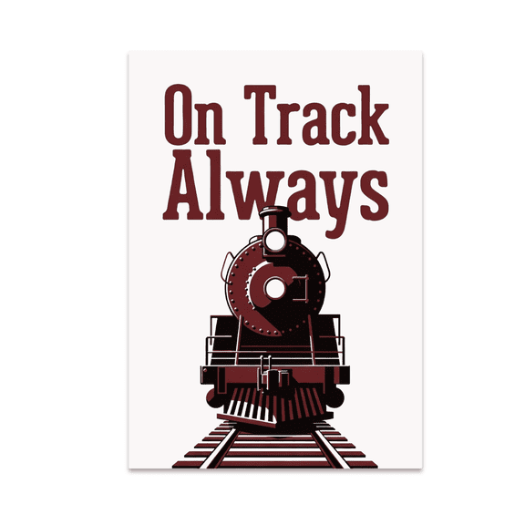 Vintage Train Wall Art - Train Enthusiast - 13x19 Poster Print
