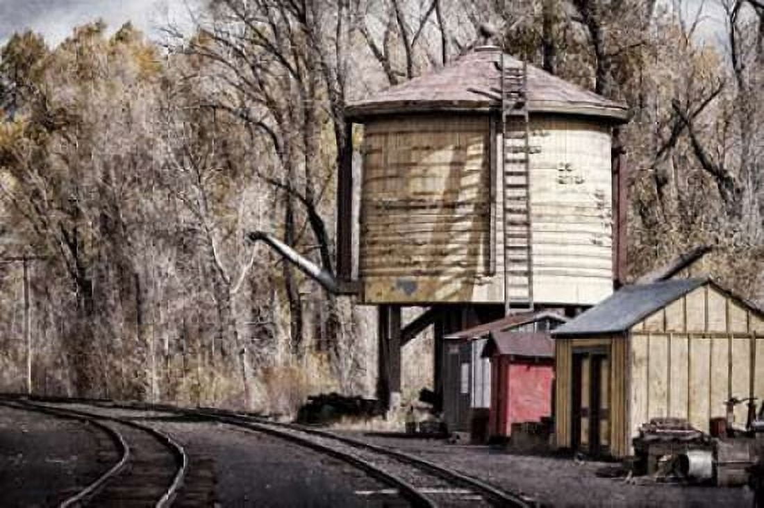 Vintage Train Yard I Canvas Art - Kathy Mahan (12 x 18)