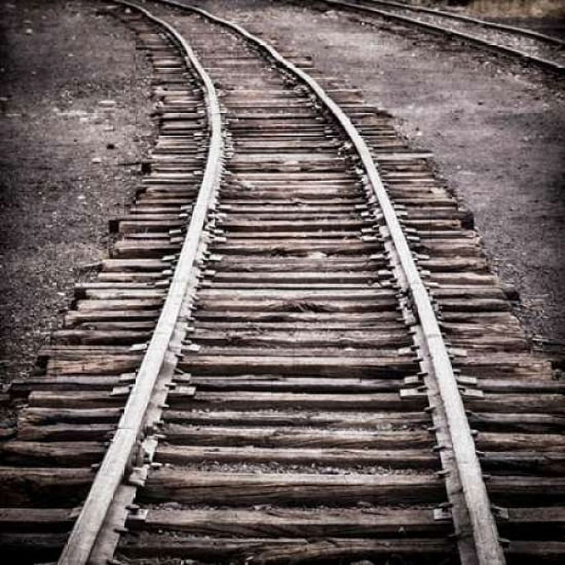 Vintage Train Yard IV Canvas Art - Kathy Mahan (24 x 24)