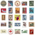 Vintage Travel City Commemorative Stamp Stickers For Artistic