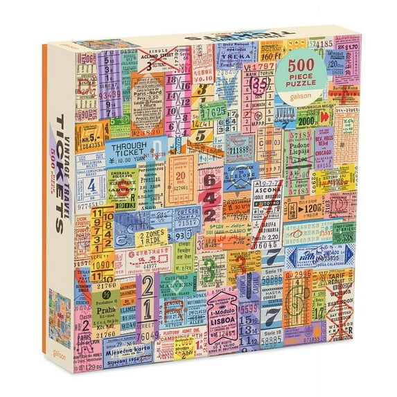 Vintage Travel Tickets 500 Piece Puzzle (Other)