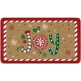 thumbnail image 1 of Vintage Tree Pattern Kitchen Mat Christmas Door Mat Indoor Thanksgiving Floor Mat Kitchen Mat Non Slip Scratch Absorbent Snow Kitchen Mat Door Mat 30" X 17", 1 of 6