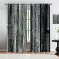 thumbnail image 1 of Vintage Tree Trunk Plank Window Treatments, Vintage Grey Wood Grain Blackout Curtains For Bedroom, Grommet Window Curtain For Bedroom Living Room Patio 42"W x 63"L (Pack of 2), 1 of 6