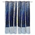 thumbnail image 1 of Vintage Trees Blackout Curtains for Bedroom Living Room Darkening Curtains 84 Inch Length 2 Panels Set Abstract Night Forest Trunk Branch Window Curtain Window Treatment Grommet Drapes 52"x84", 1 of 9