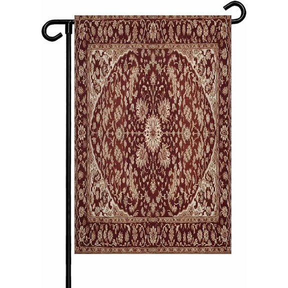 Vintage Tribal Abstract Garden Flag 12x18 Inch Double Sided Welcome Yard Banner for Farmhouse Porch Holiday Outdoor Decor All Season