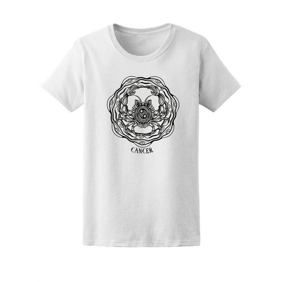 Vintage Tribal Cancer Symbol Tee Women's -Image by Shutterstock