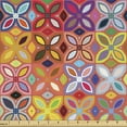 thumbnail image 1 of Ambesonne Vintage Tribal Fabric by the Yard Upholstery, Vivid Petals, 3 Yards, Multicolor, 1 of 4