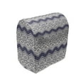 thumbnail image 1 of Vintage Tribal Stand Mixer Cover, Monochromatic Pattern of Zigzags Dots and Rhombuses in Aztec Style, Kitchen Appliance Organizer Bag Cover with Pockets, 5 Quarts, Indigo and Ivory, by Ambesonne, 1 of 4