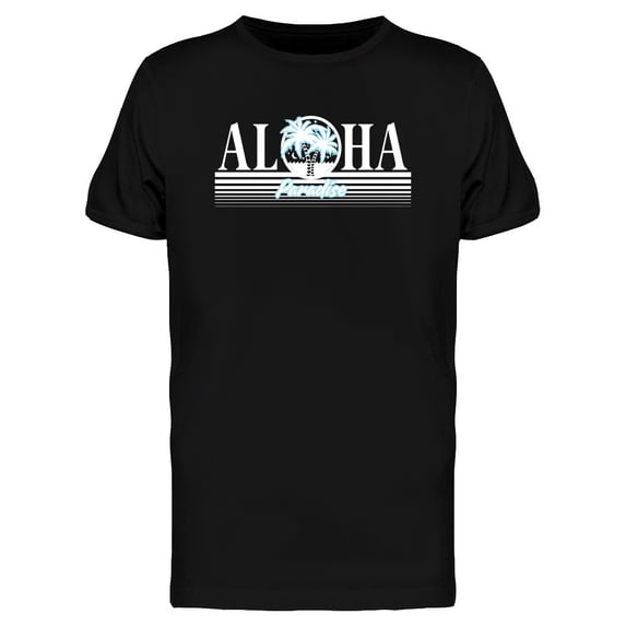 Vintage Tropical Aloha Paradise Tee Men's -Image by Shutterstock