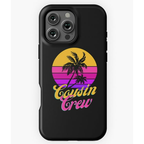 Vintage Tropical Sunset Cousin Crew M2294 Phone Case for iPhone 17 16 15 14 13 12 11 Pro Max
