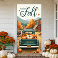 thumbnail image 1 of Vintage Truck Autumn Banner Rustic Pumpkin Harvest Fall Scenery for Home Decoration Seasonal Celebration Farmhouse Decor, 1 of 9