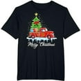 thumbnail image 1 of Vintage Truck Wagon Christmas Tree Xmas For Farmer T-Shirt, 1 of 3