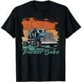 thumbnail image 1 of Vintage Trucker Babe Truck Driver Woman Trucker T-Shirt, 1 of 5